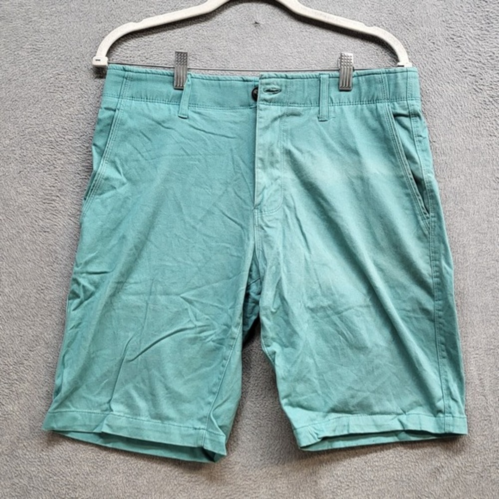 Nat‎ Nast Men Shorts 32 Blue Chino Golf Stretch Slash Pockets Casual